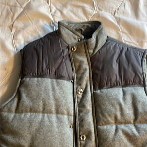 Buckle Gray and Brown Men's Vest